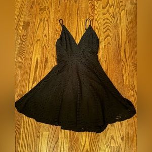 Black lace dress from urban outfitters